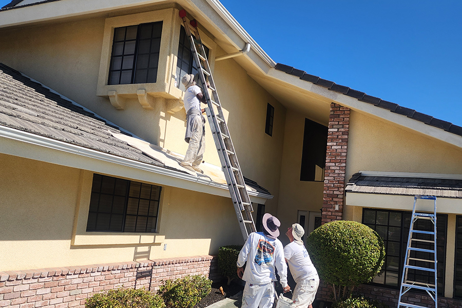 House painter crew